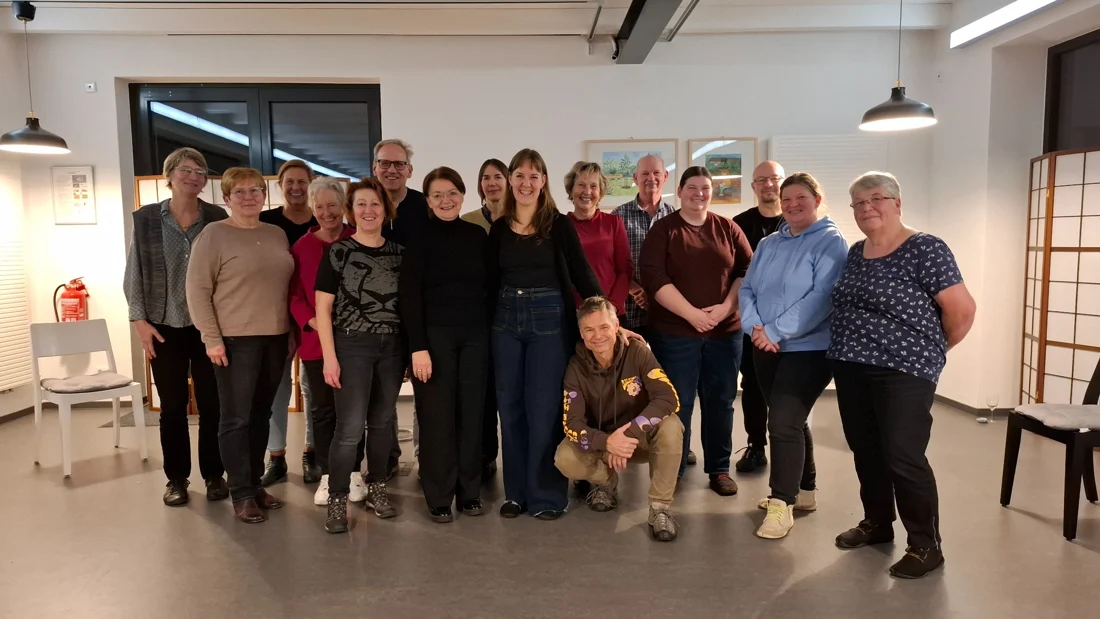 Gruppenfoto der Kursteilnehmenden im Qigongclub Bitterfeld-Wolfen